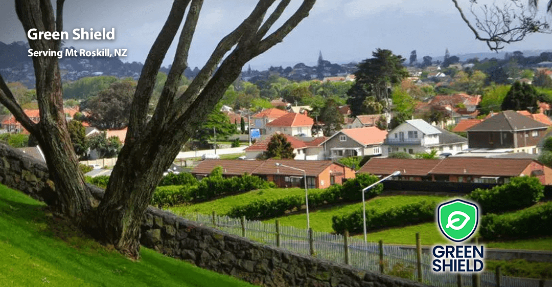 Service area - green shield - Serving Mt Roskill